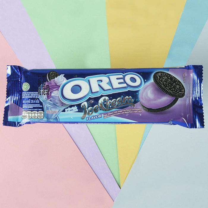 Печенье Oreo Ice Cream Bluberry, 28,5 г - Фото 1