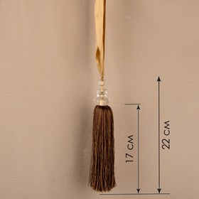 Кисть для штор «Камила», 60 ± 1 см, цвет золотой