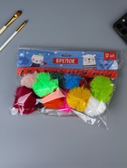 Брелок для ключей на кольце «Пушистик. Помпон», на сумку, рюкзак, d=5 см, МИКС - Фото 5