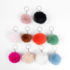 Брелок для ключей на кольце «Пушистик. Помпон», на сумку, рюкзак, d=5 см, МИКС - Фото 6