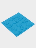 Форма для шоколада новогодняя 3D Доляна «Ёлочные игрушки», силикон, 30×30 см, 12 ячеек, синяя - Фото 2