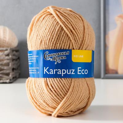 Пряжа Karapuz Eco (КарапузЭко) 90% акрил, 10% капрон 125м/50гр св.беж (17)