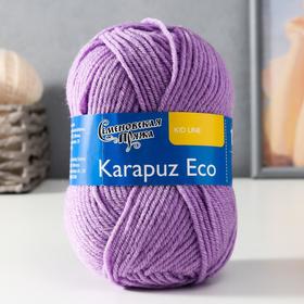 Пряжа Karapuz Eco (КарапузЭко) 90% акрил, 10% капрон 125м/50гр св.сиренев (123)