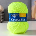 Пряжа Karapuz Eco (КарапузЭко) 90% акрил, 10% капрон 125м/50гр ярк.лайм (5234) - фото 8570669