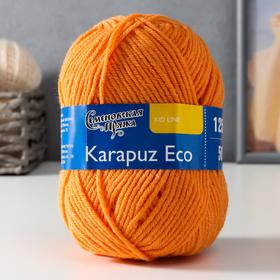 Пряжа Karapuz Eco (КарапузЭко) 90% акрил, 10% капрон 125м/50гр ярк.оранж (655) 2512992