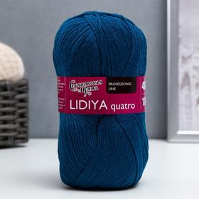 Пряжа Lidiya quatro (Лидия кватро) 50% шерсть, 50% акрил 400м/100гр (27 мор.вол) 2513012