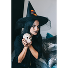 Шляпа ведьмы "Ворон", цвет черный - Фото 3