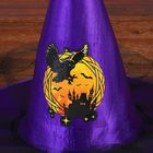 Шляпа ведьмы «Филин», с сеткой, цвет фиолетовый - Фото 2