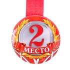 Медаль спортивная закатная "2 место" - Фото 3