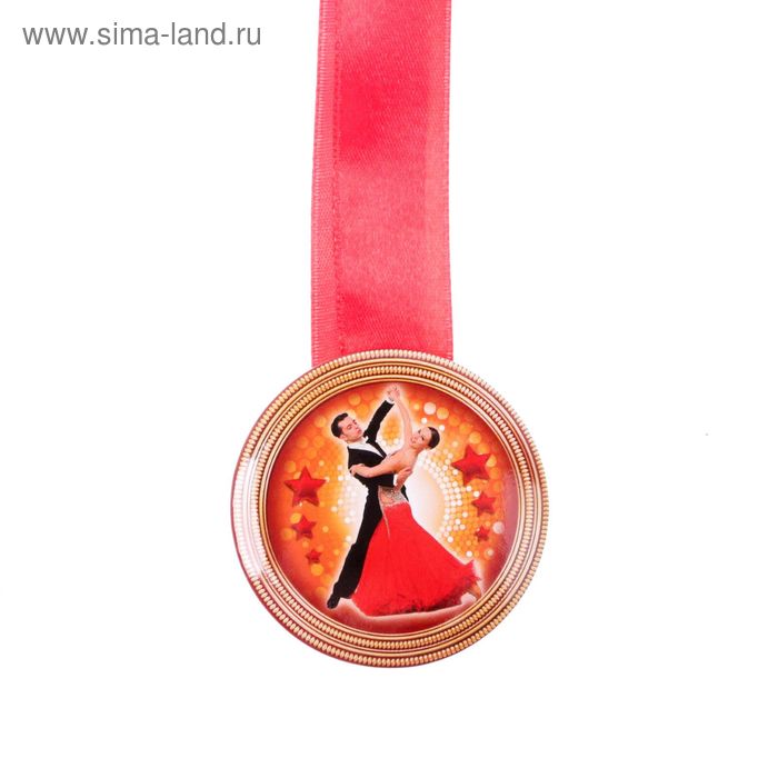 Медаль спортивная закатная "Парный танец" - Фото 1