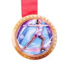 Медаль спортивная закатная "Фигурное катание" - Фото 1