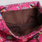 Рюкзак молодёжный, отдел на шнурке, 3 наружных кармана, цвет малиновый - Фото 3