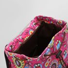 Рюкзак молодёжный, отдел на шнурке, 3 наружных кармана, цвет малиновый - Фото 5