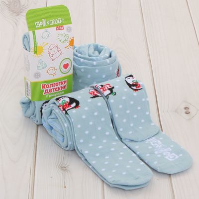 Колготки детские Collorista "Пингвин", размер 104-110 см, 4-5 лет