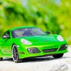 Машина радиоуправляемая Porsche Cayman R, масштаб 1:16, работает от аккумулятора, световые эффекты, цвет зеленый - Фото 6