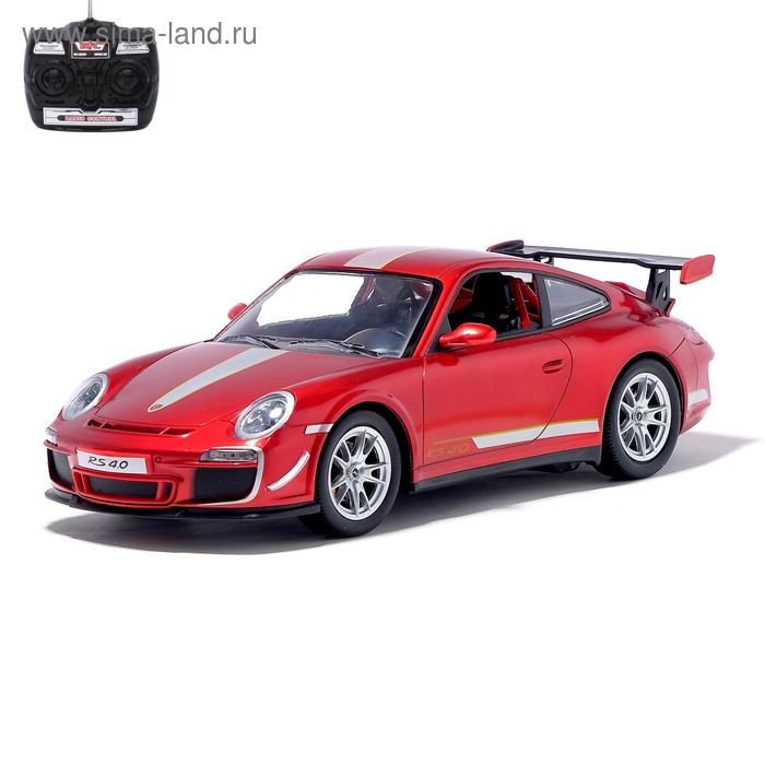 Машина радиоуправляемая Porsche 911 GT3 RS, масштаб 1:14, работает от аккумулятора, свет, МИКС - Фото 1
