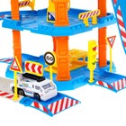 Парковка «Полицейский участок», с металлическими машинами - Фото 2