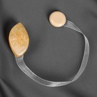 Подхват для штор «Лепесток», 5×3.5 см, светло-песочный - Фото 2