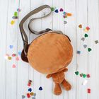 Сумочка "Собачка" коричневый цвет, бантик на голове - Фото 2