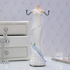 Подставка для украшений "Силуэт девушки в платье", h=28 см, цвет белый - Фото 2