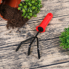 Рыхлитель, длина 20 см, 3 зубца, пластиковая ручка, Greengo - Фото 3