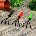 Рыхлитель, длина 20 см, 3 зубца, пластиковая ручка, Greengo - Фото 5