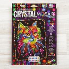 Набор для создания мозаики «Кот» CRYSTAL MOSAIC, на тёмном фоне 2604012 - фото 8549446