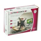 Кронштейн Ultramounts UM864B, для ТВ, наклонно-поворотный, 13-43", 60-190 мм от стены,черный - Фото 6
