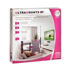 Кронштейн Ultramounts UM867, для ТВ, наклонно-поворотный, 17-43", 44-320 мм от стены, черный - Фото 10
