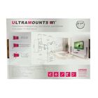 Кронштейн Ultramounts UM860, для ТВ, наклонно-поворотный, 13-27", 50-180 мм от стены, черный - Фото 6
