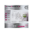 Кронштейн Ultramounts UM865, для ТВ, наклонно-поворотный, 17-43, 82-195 мм от стены, черный - Фото 9
