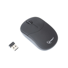 Мышь Gembird MUSW-204, беспроводная, бесшумная, 3 кнопки, 1000 dpi, 1xAA, USB, чёрная - Фото 1
