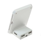 Разветвитель USB (Hub) Konoos UK-09, "Фоторамка", USB 2.0, белый, - Фото 2