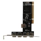 Контроллер USB2.0 Gembird, в PCI, порты: 4 внешний + 1 внутренний - Фото 2