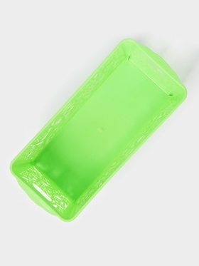 Корзинка пластиковая для хранения «Птицы», 28×12×11.5 см, МИКС