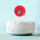 Топпер в торт "С Днём рождения", тачка, 15 см - Фото 1