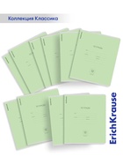 Тетрадь 12 листов в клетку, ErichKrause «Классика», зелёная - Фото 9