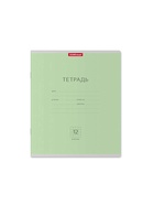 Тетрадь 12 листов в клетку, ErichKrause «Классика», зелёная - Фото 10