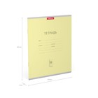 Тетрадь 18 листов в клетку ErichKrause «Классика», обложка мелованный картон, жёлтая - Фото 4