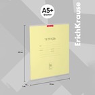 Тетрадь 18 листов в клетку ErichKrause «Классика», обложка мелованный картон, жёлтая - Фото 12