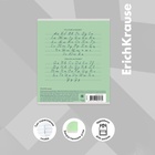 Тетрадь 12 листов в косую линейку, ErichKrause "Классика", обложка мелованный картон, блок офсет 100% белизна, зелёная 2633879 - фото 1813173