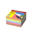 Блок бумаги для записей ErichKrause, 9 x 9 x 5 cм, плотность 80 г/м2, люкс, цветной - фото 52230198