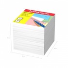 Блок бумаги для записей ErichKrause, 9 x 9 x 9 cм, белизна бумаги 98%, плотность 80 г/м2, люкс, белый - Фото 3