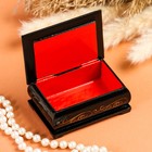 Шкатулка для украшений «Барыня», 6×9 см, лаковая миниатюра - Фото 3