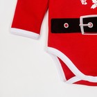 Боди Крошка Я "Любимчик Деда Мороза", красный, р.26, рост 74-80 - Фото 5