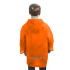 Дождевик ПВХ со светоотражающими элементами, р-р XXL, цвет оранжевый - Фото 2