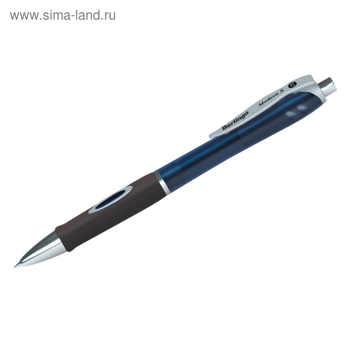 Ручка шариковая автоматическая Modern S, узел 0.7 мм, чернила синие, грип - Фото 1