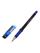 Ручка шариковая Berlingo. I-10 Nero, синий стержень, узел 0.4 мм, резиновый упор - Фото 8