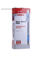 Ручка шариковая Berlingo. I-10, синий стержень, узел 0.4 мм, резиновый упор - Фото 12