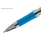 Ручка шариковая 0.4 мм, I-10, чернила синие, грип - Фото 5